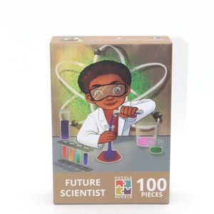 Puzzle Huddle Future Scientist Kids Puzzle 100 Piece Jigsaw 14" x 19.5" EUC